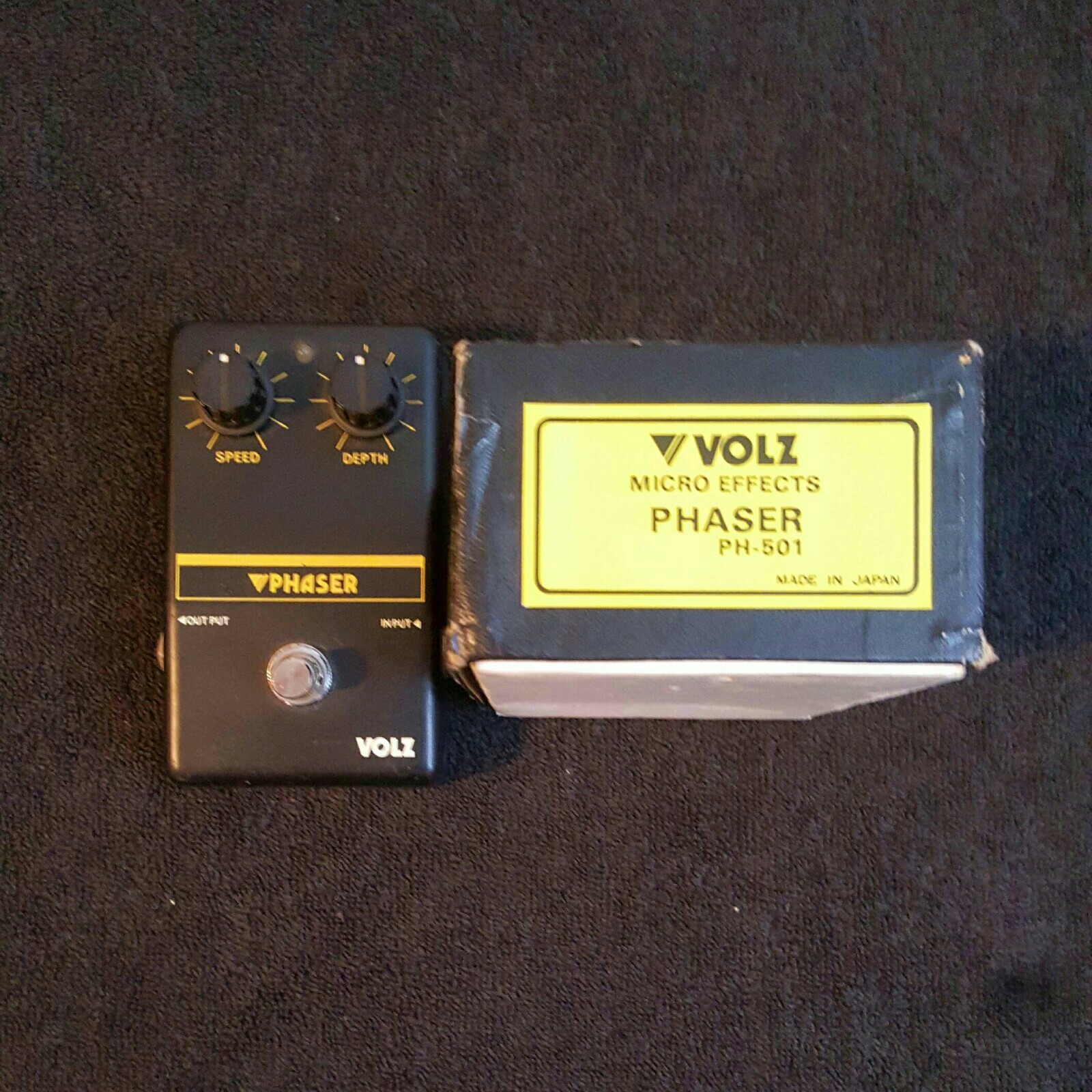 VOLZ PH-501 PHASER GUITAR PEDAL RARE JAPAN