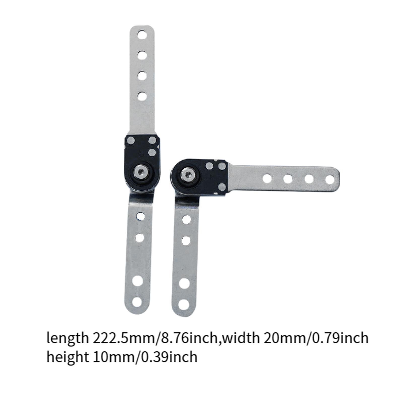 2x Sofa Hinge Hardware 90 to 180 Degree Replacement Easy to Install Ergonomic