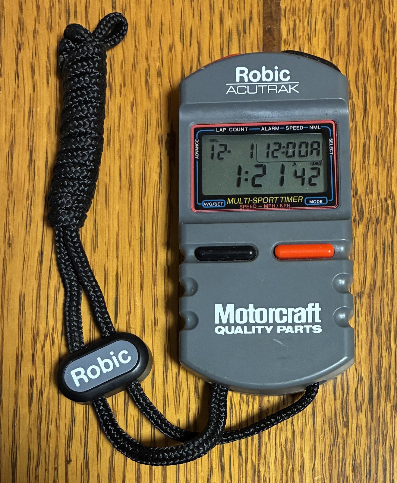 Robic Acutrak Multi-Sport Timer - Motorcraft Parts - Tested & Working