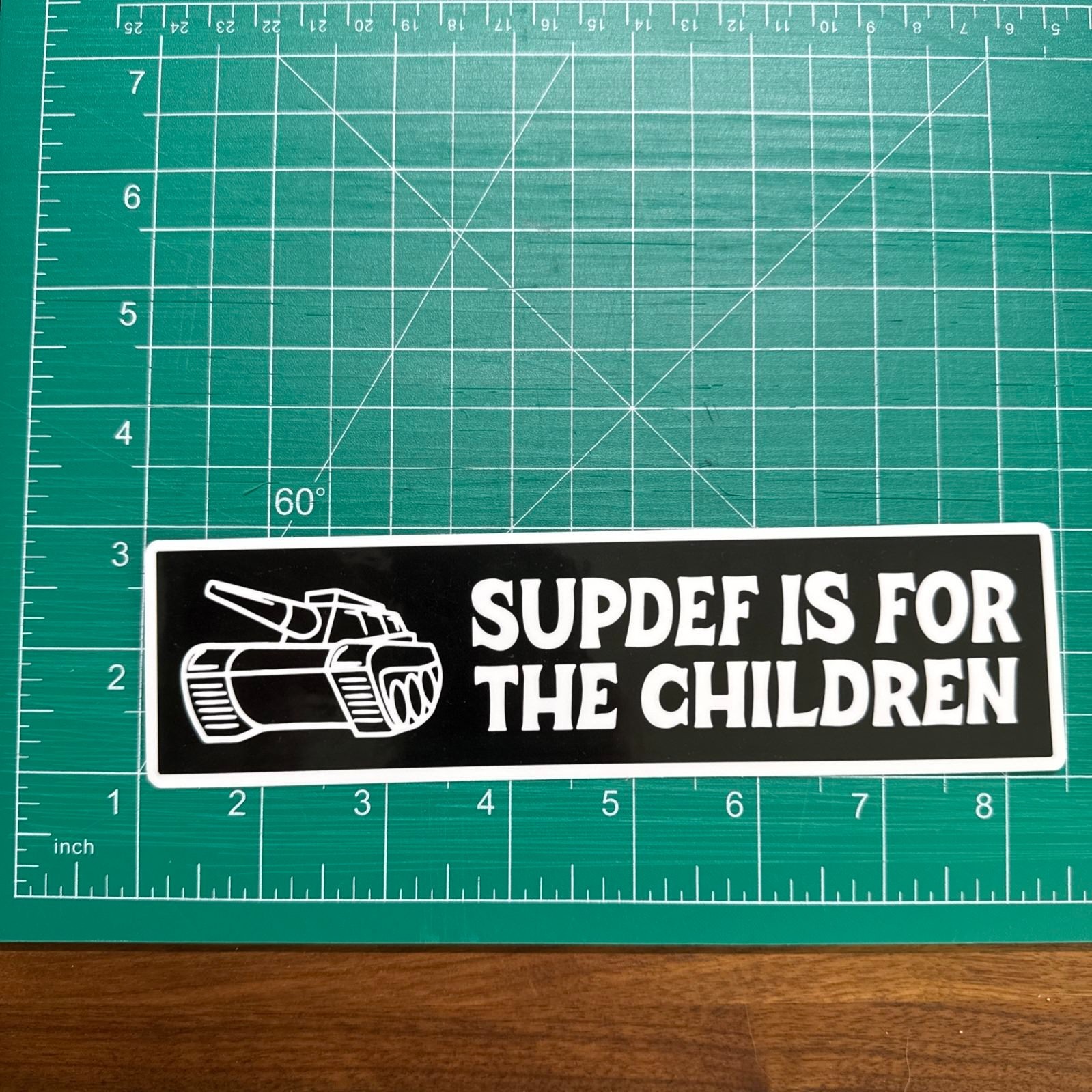 SupDef Is For The Children Sticker one7six, FOG, SupDef