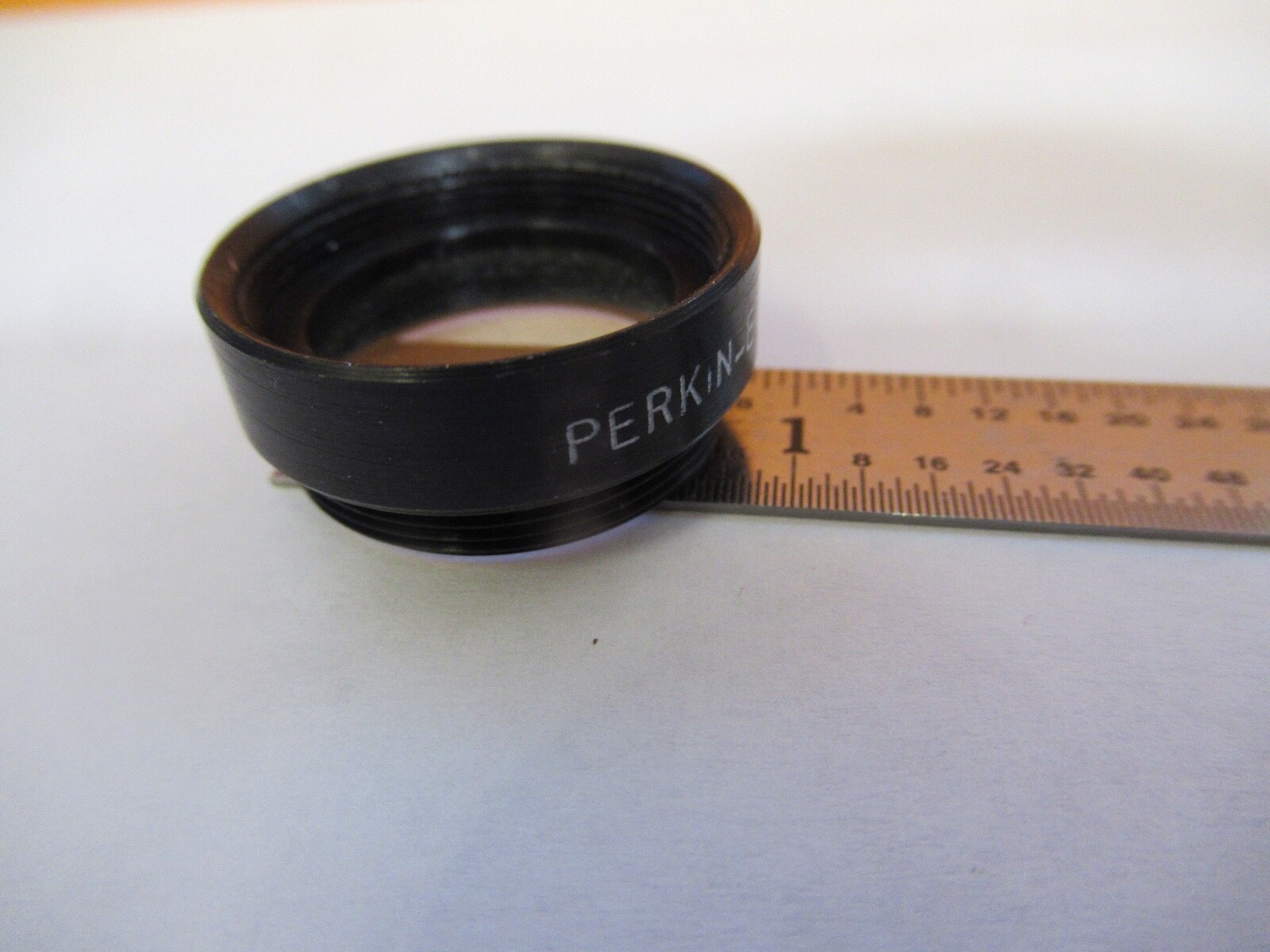 PERKIN ELMER 111 OBJECTIVE LENS MICROSCOPE PART OPTICS AS PICTURED &85-B-95