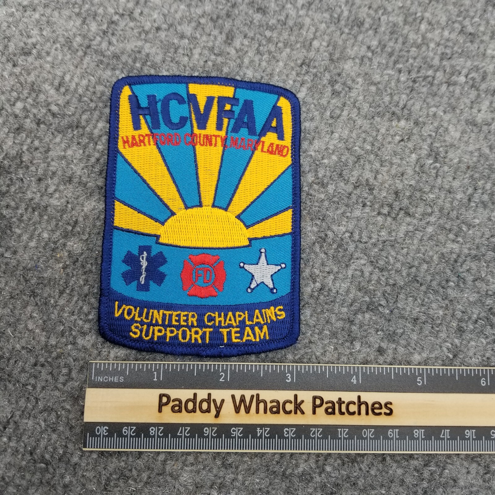 HCVFAA Hartford County MD Maryland Volunteer Chaplains Support Team Patch