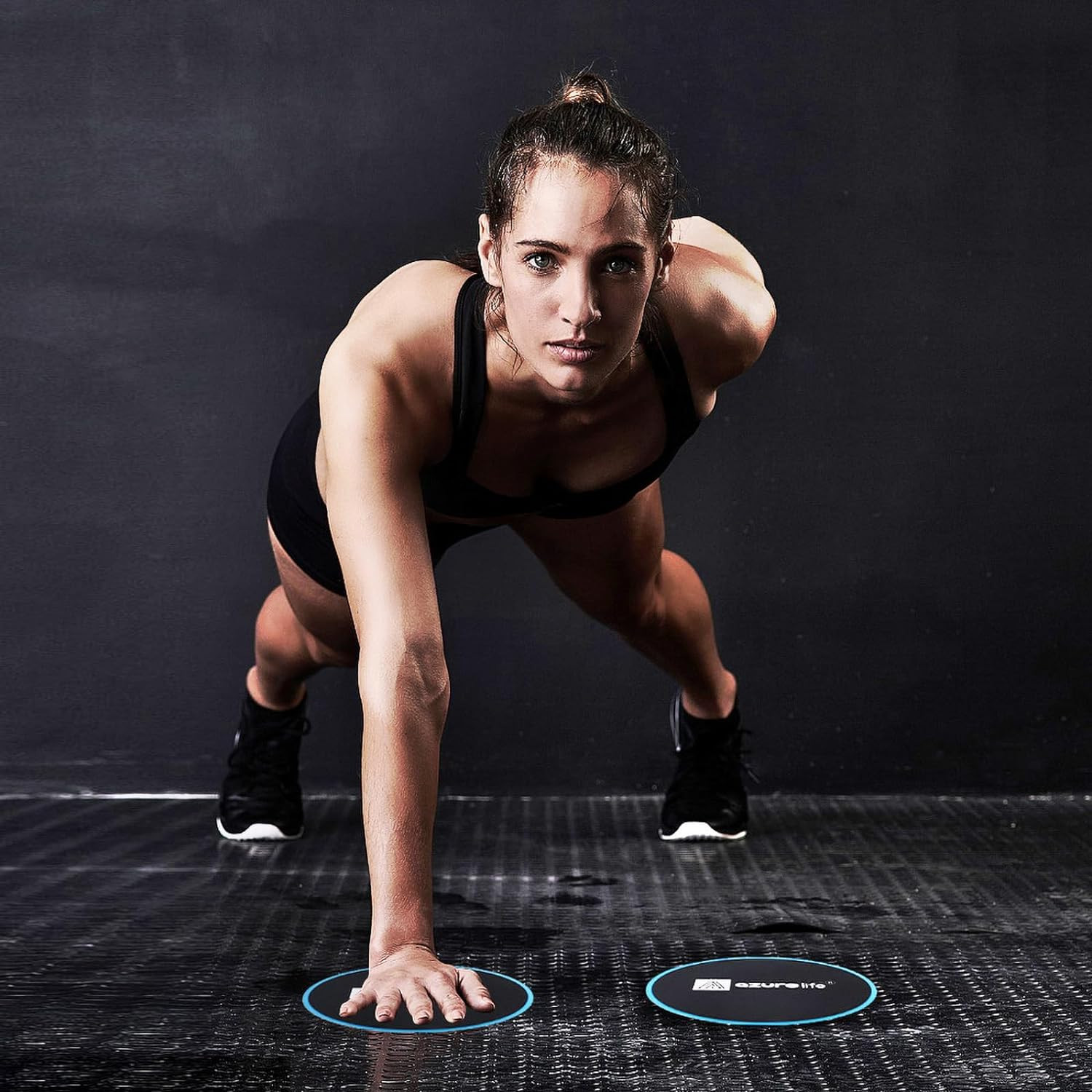 Exercise Core Sliders, Dual Sided Exercise Gliding Discs Use on Carpet or Hardwo