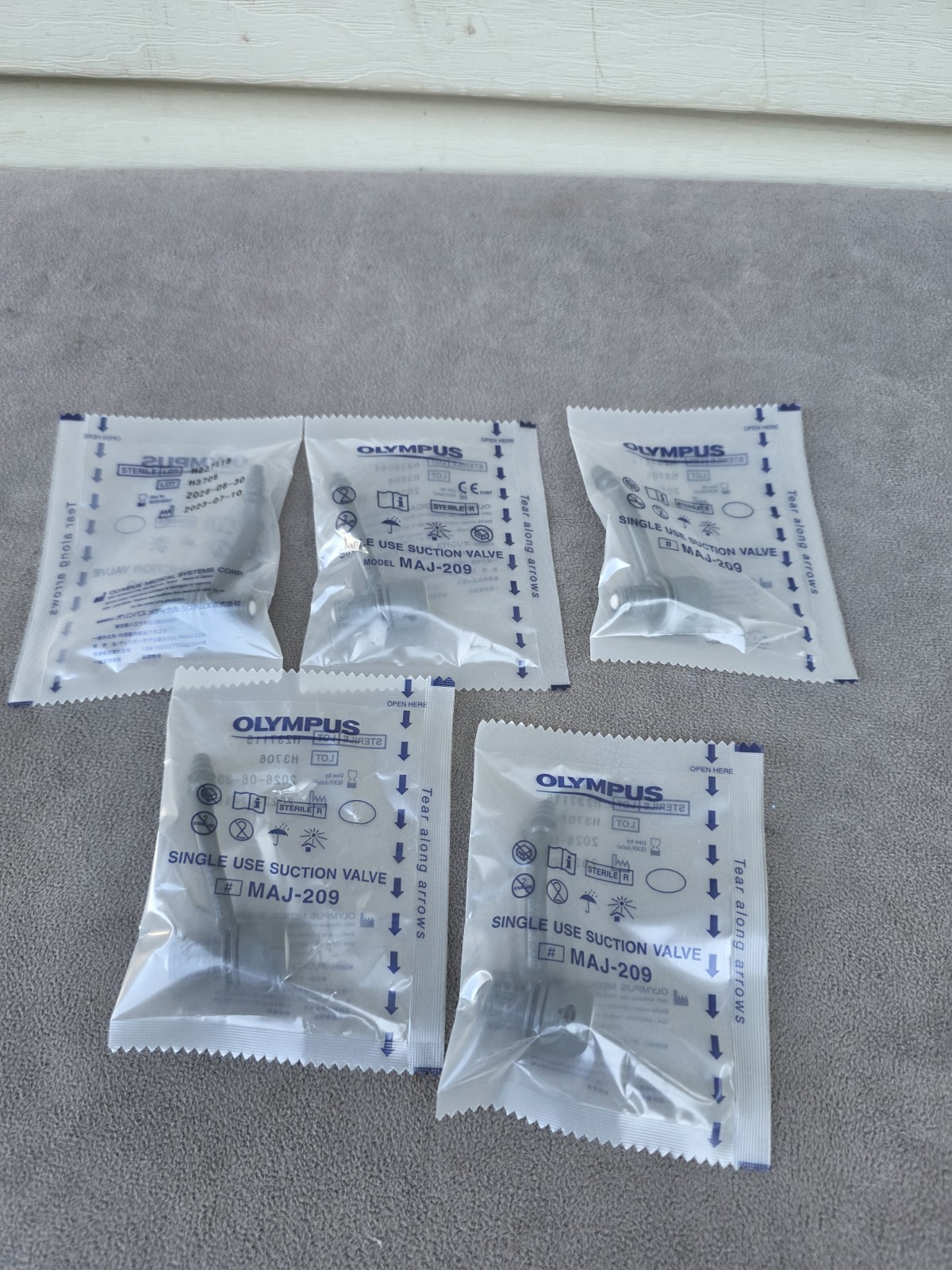 Olympus Single Use Suction Valve MAJ-209 Lot of 5
