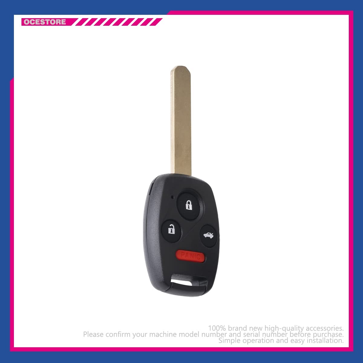 Car Key Fob N5F-A05TAA 4 Button, Civic, N5F-S0084A, 35111-SVA-306, 35118-TR0-A00