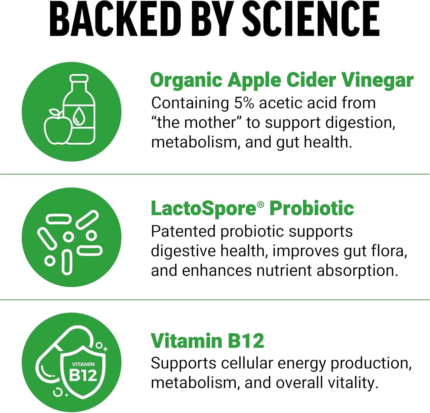 Force Factor Probioslim Apple Cider Vinegar Gummies with Organic Lactospore Prob