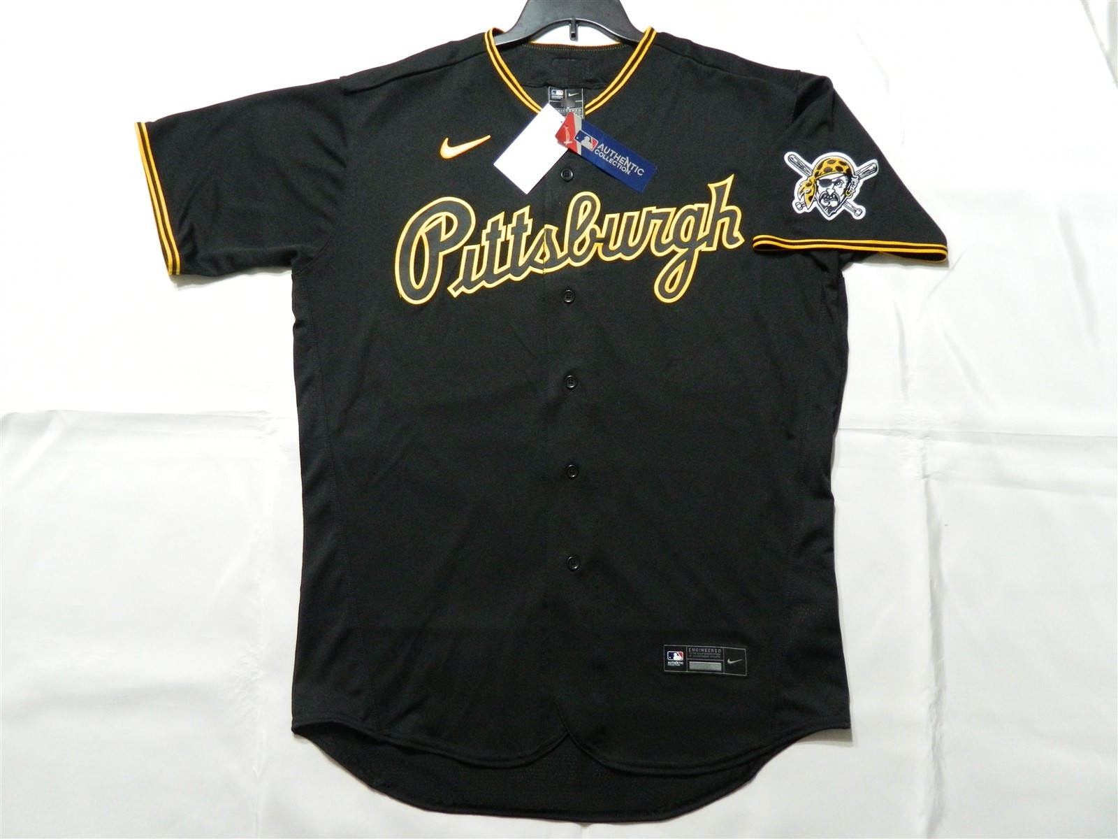 Authentic Pittsburgh Pirates Elite Flex Base Alternate Road Jersey 48 Reg.$347