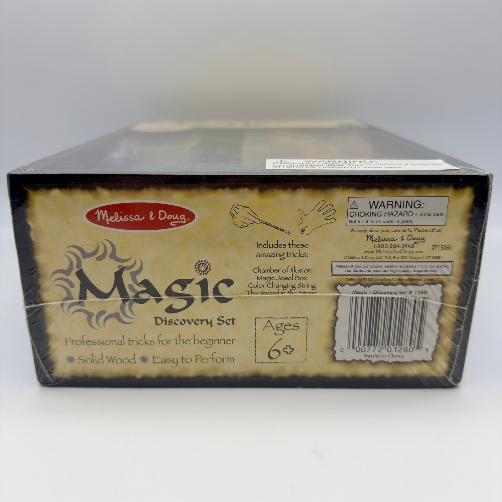 Melissa & Doug Magic Discovery Set Professional Tricks Solid Wood #1280 Magician