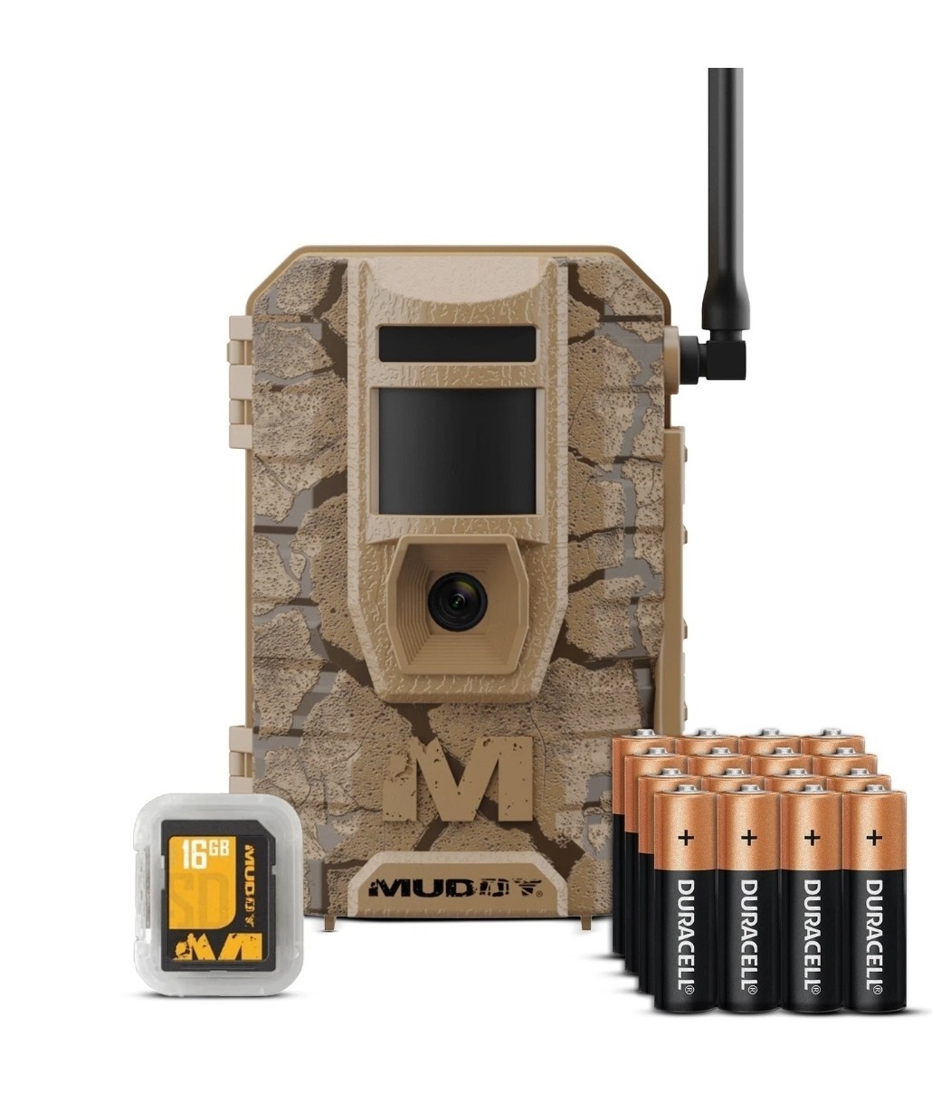 Muddy Mitigator 2.0 24MP Brown Cellular Camera Combo 720p Video Bundle Hunting