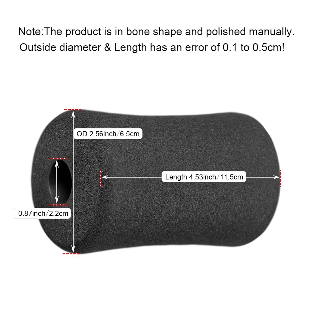 Sponge Foam Foot Pad Rollers for Gym Equipment 1Inch Rod Replacement