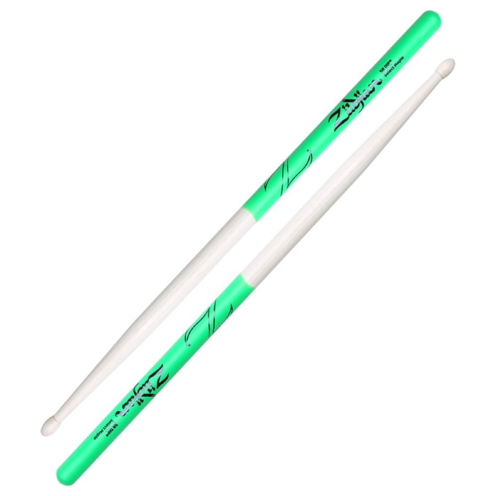 Zildjian 5B Maple Green Dip Drum Sticks
