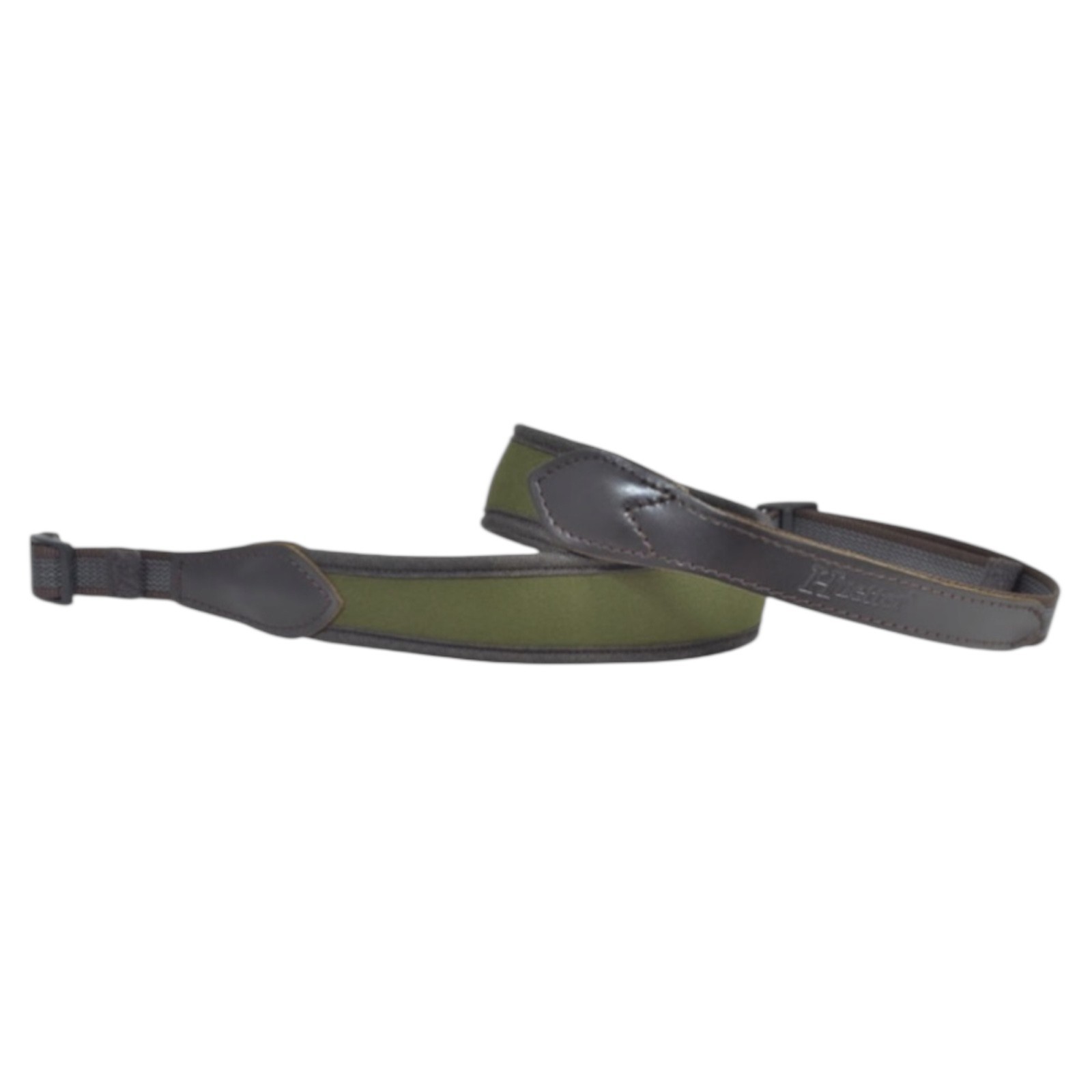 LEATHER RIFLE SLING NON SLIP PADDED HUNTING GUN STRAP BROWN