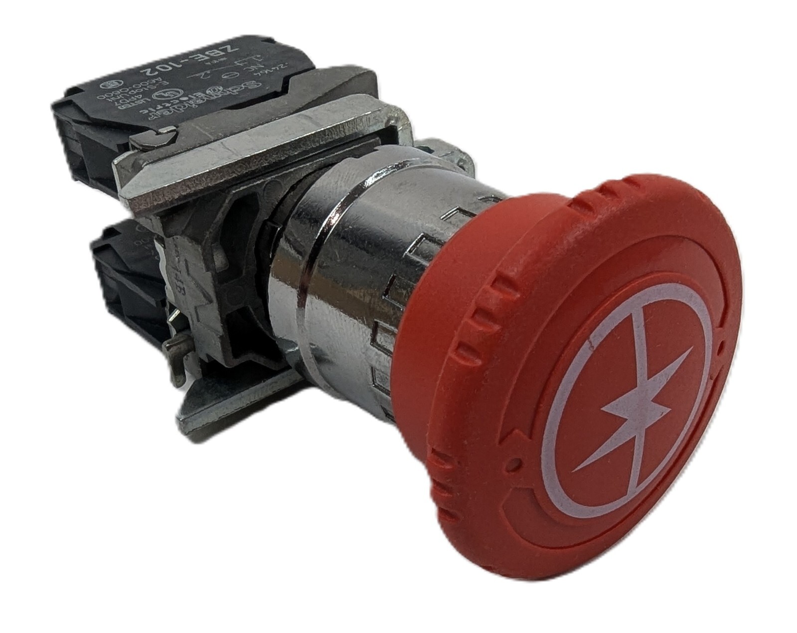 Schneider XB4AEQ4020S1 Push Button Switch Red with 2-NC Panel Mount 22mm NEW