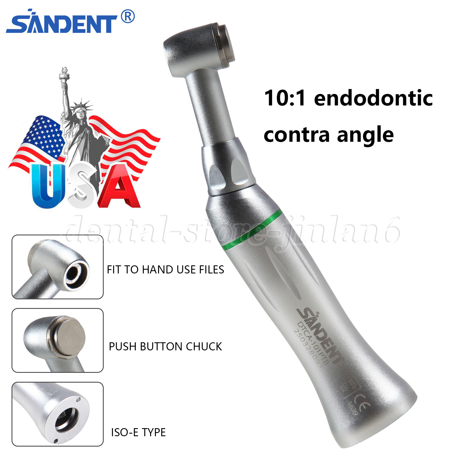 Dental 10:1 Endo Handpiece M4 Safety Reciprocating Contra Angle Endodontic F/NSK