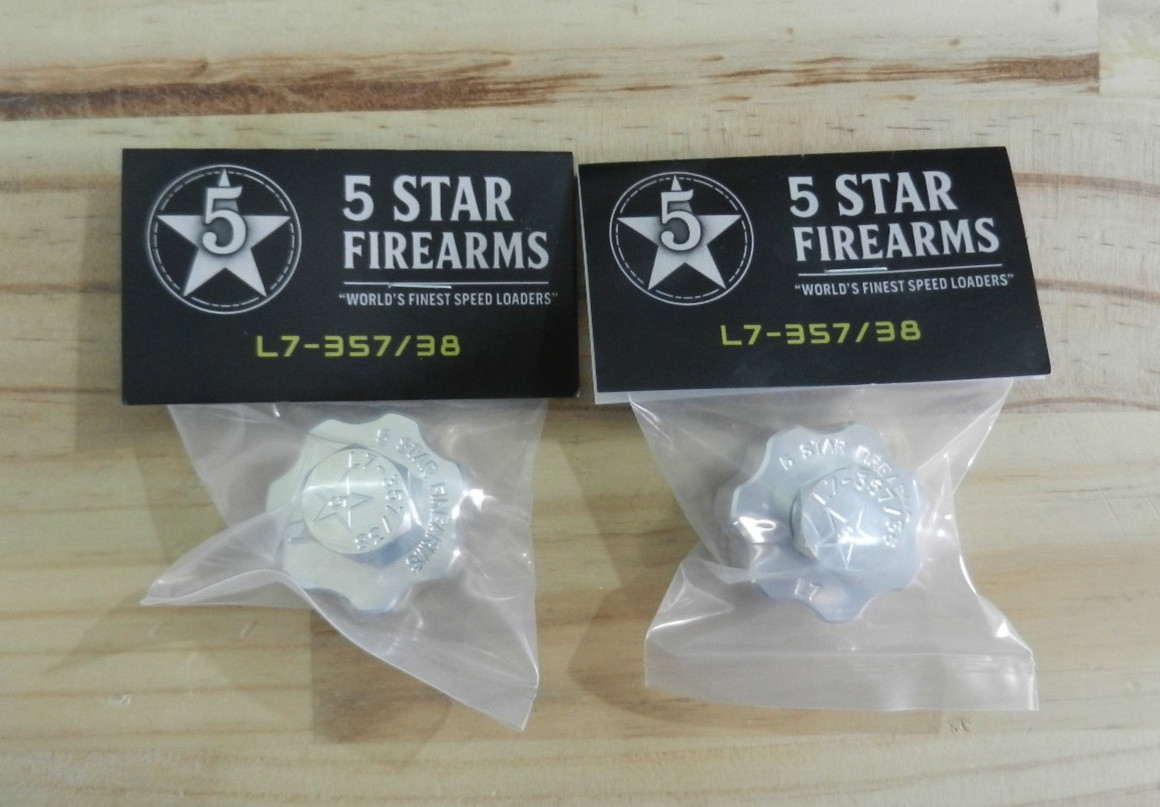 Aluminum Speedloader;  S&W 686+, Taurus 617 627 827 66;  2 Pack;  L7-357/38