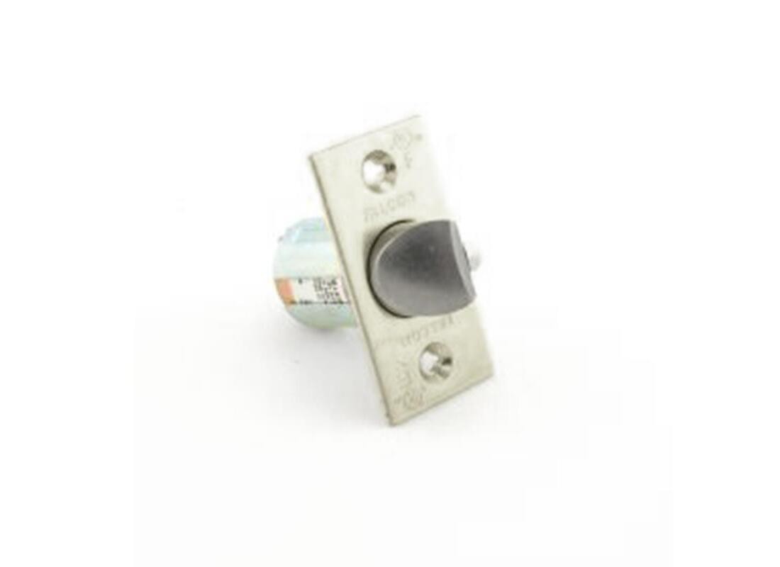 2-3/8" Square 1-1/8" Face Dead Latch for W Series Satin Chrome Finish