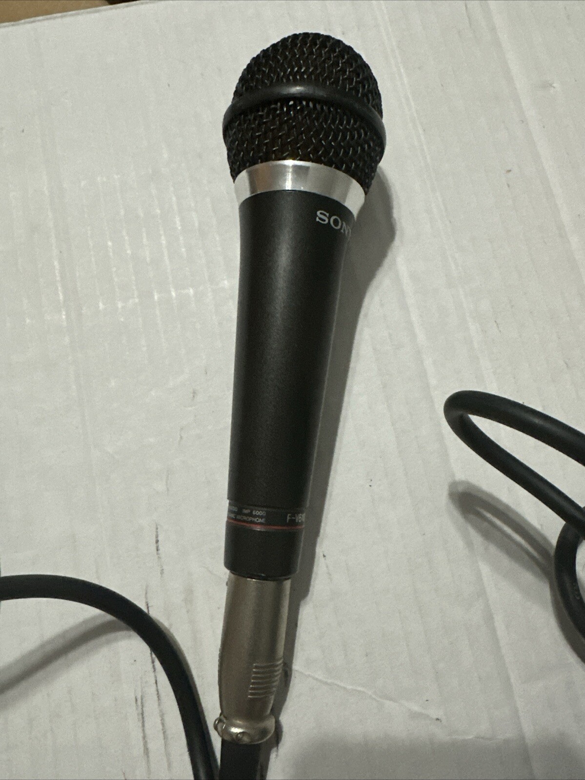 Lot of 2 used  Microphones  Sony F-V610  & Realistic 33-1045a