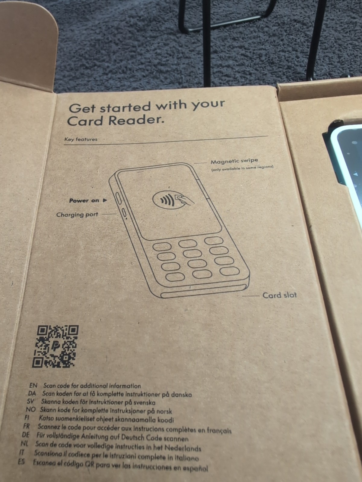 PayPal Zettle/POS system/payment solutions & card reader White New Open Box