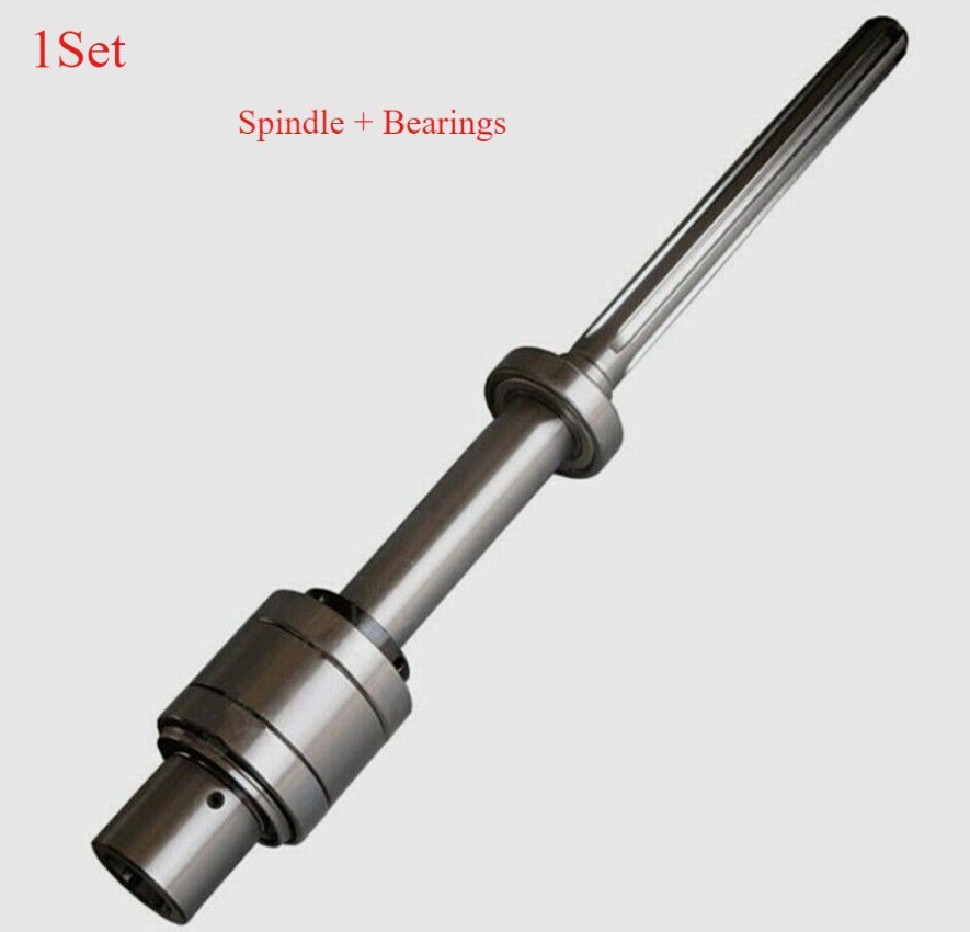 CNC Milling Machine Parts R8 Spindle + Bearings Assembly FOR MILL PART