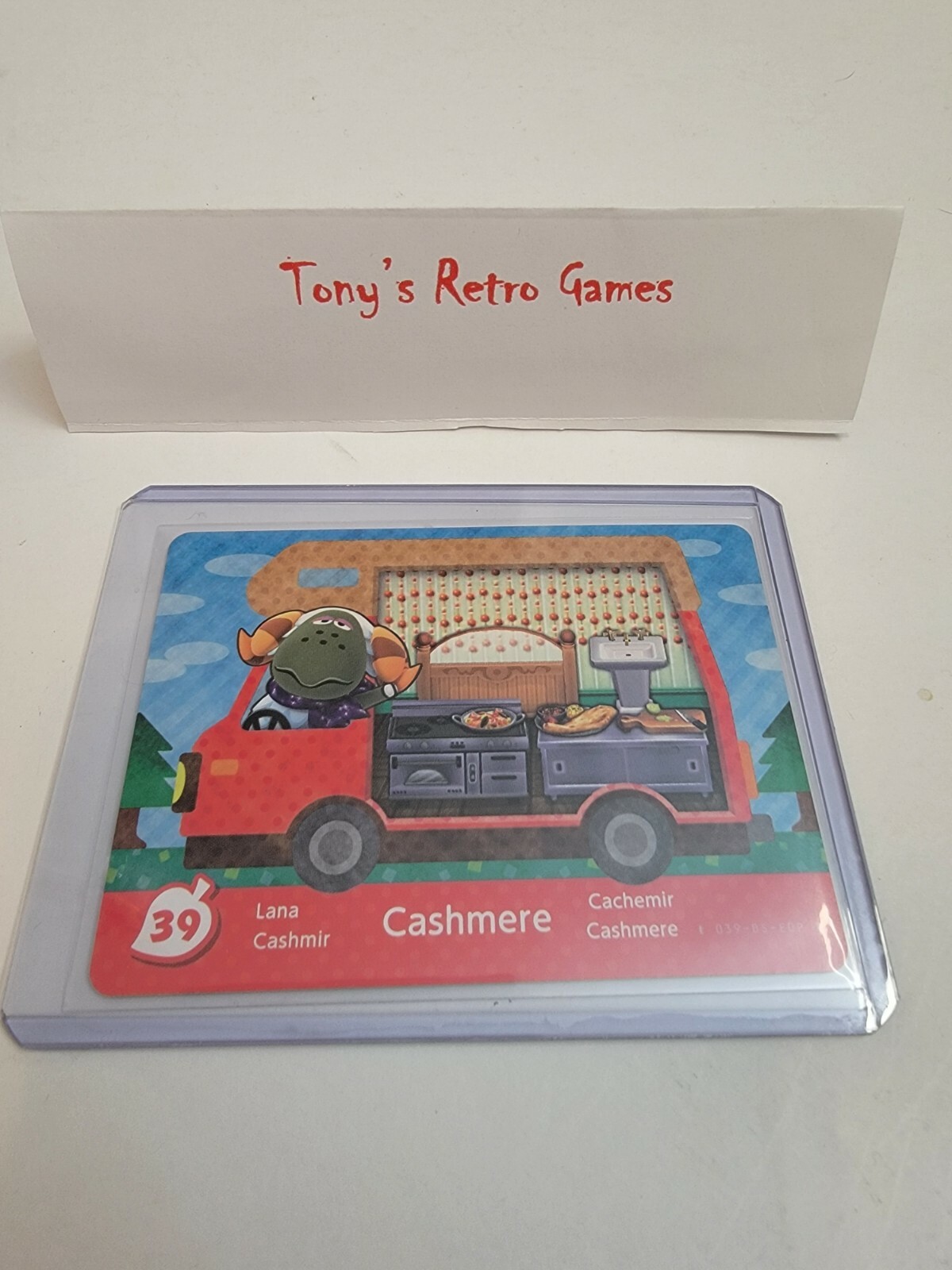 !SUPER SALE! *EUROPEAN* 39 CASHMERE WELCOME HOME ANIMAL CROSSING RV AMIIBO CARD!