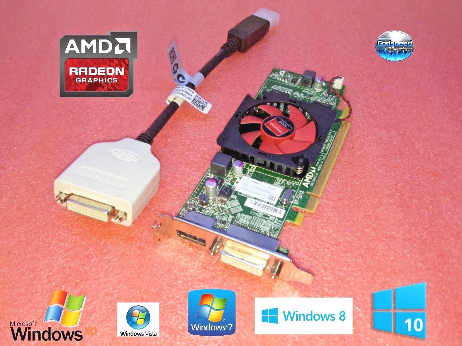 PAVILION SLIMLINE DELL OPTIPLEX SFF Half Height 1GB Dual Monitor Video Card