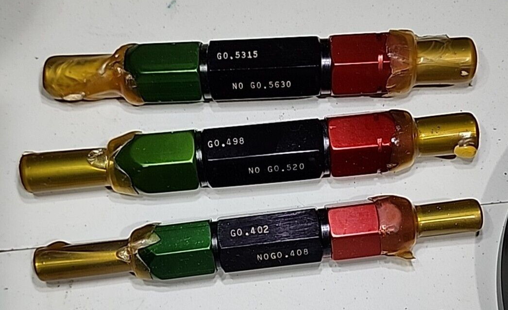 Lot of 3- Dundick P.G. Go&NoGo .5315-.5630, .498-.520, .402-.408 [RC 4-4]