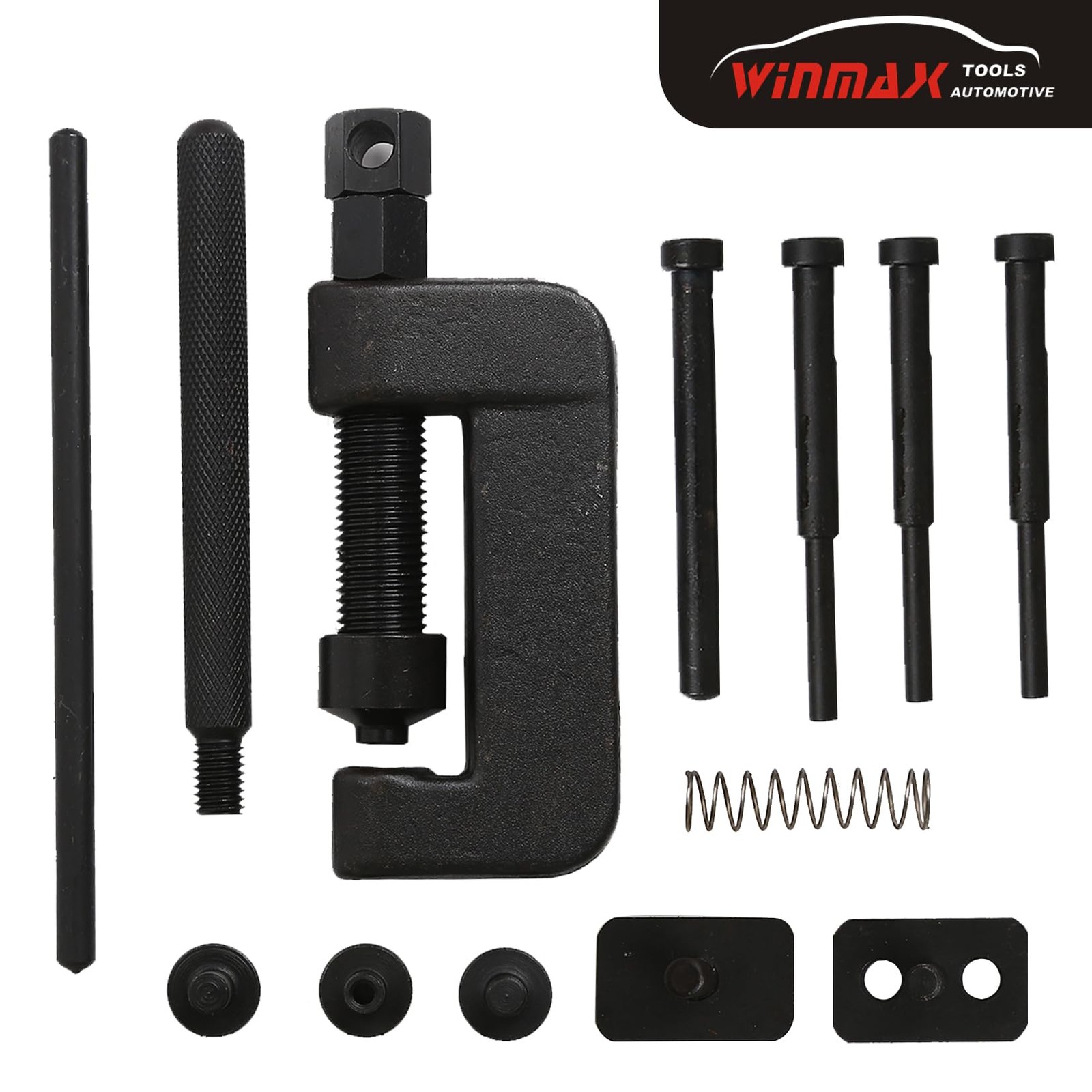 Chain Breaker Tool Kit, 13pc Motorcycle and Riveting Repair...