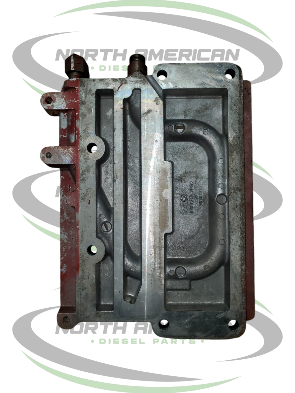 Used Cummins ISM ECM Cooling Plate - 4076946