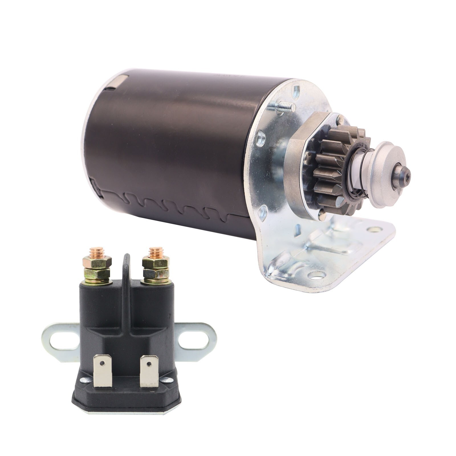 For John Deere Starter Steel Gear & Relay Z335E Z335M Z345M Z345R Z355E LG497595