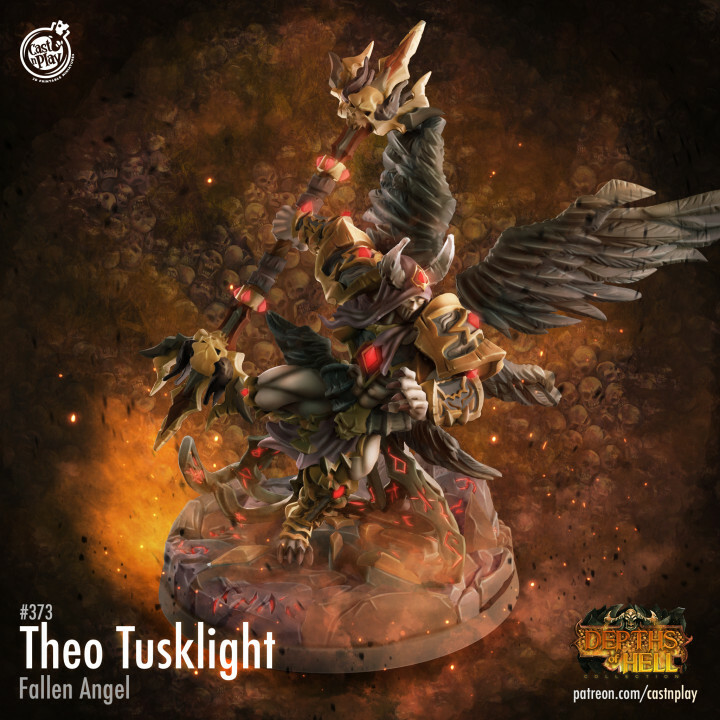 Theo Tusklight Miniature | D&D DnD | RPG | Mini