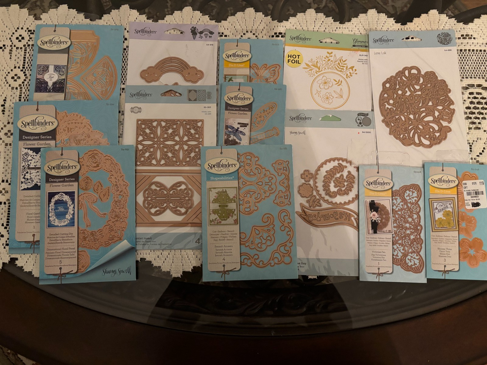 Spellbinders Vintage Dies and Embossing Folders: You Choose