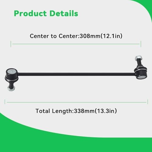 K80255 K80256 Front Sway Bar Stabilizer Link Compatible With 2003-2007 Nisan