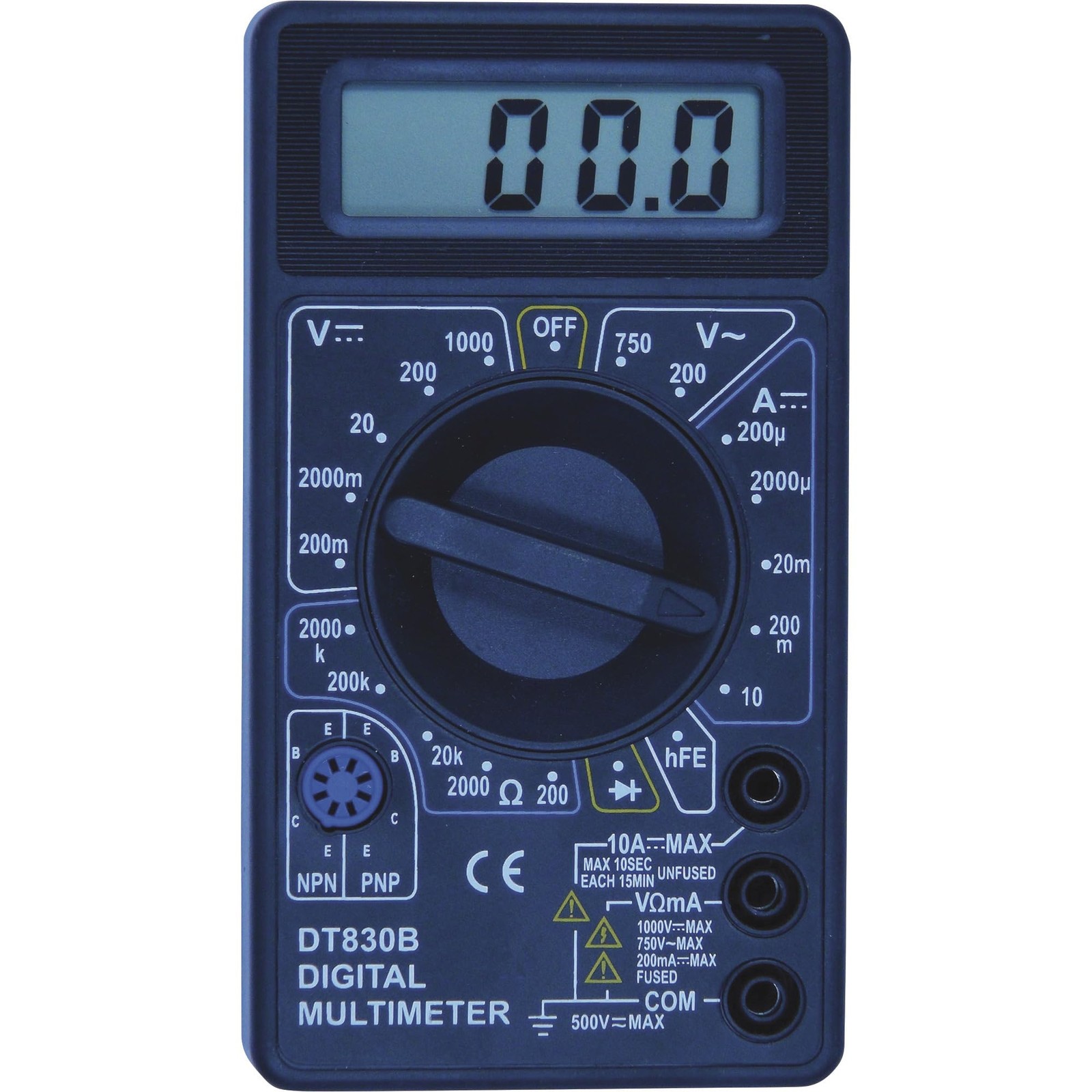 Ironton Digital Multifunction Volt Meter, 19 Test Ranges