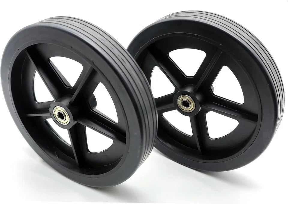 Heavy-Duty Bariatric Steel Rollator Replacement Front and Rear Wheel (7.5" (190M