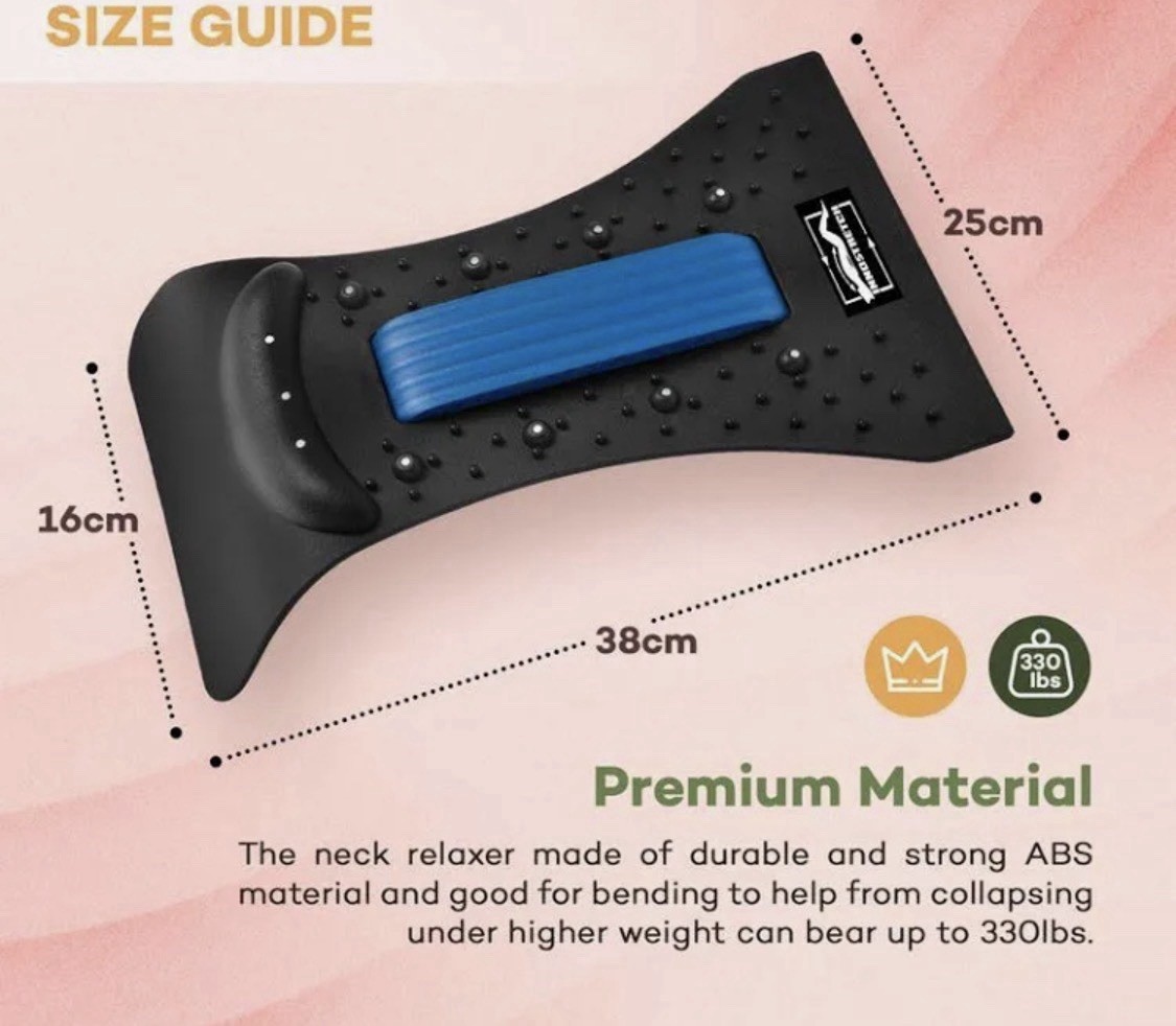 INNOSTRETCH Neck Stretcher Orthopedic Adjustable Acupoint Massage Device