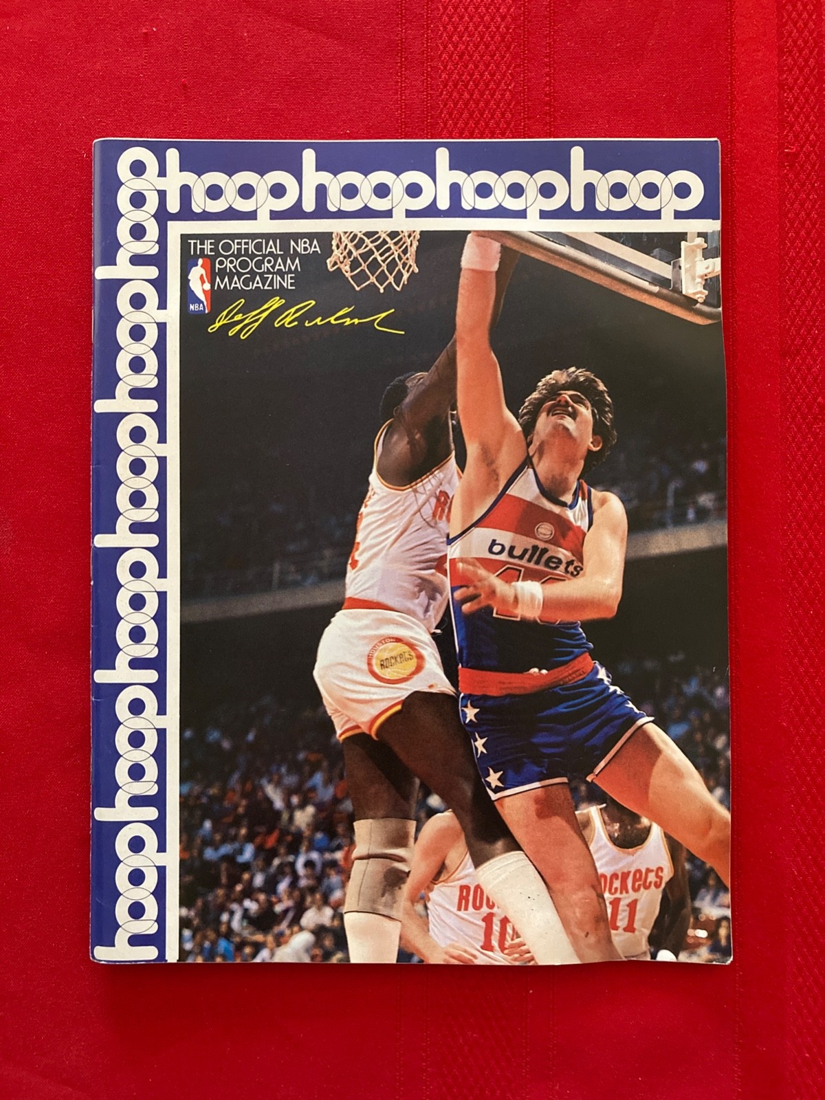 1982-1983 NBA Chicago Bulls program + game notes / Bullets / 3-24 / Theus