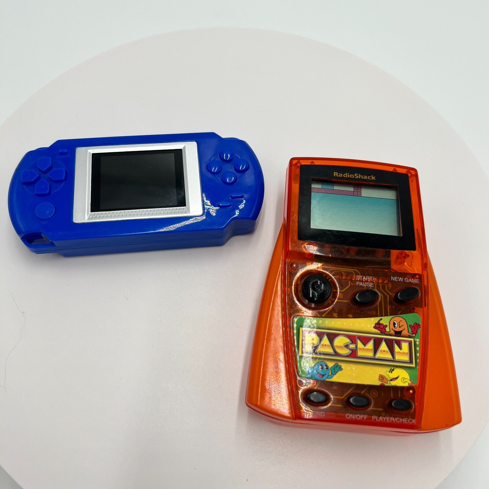 PXP3 slim station  no cords Pacman Radio Shack Handheld Game Tested Working