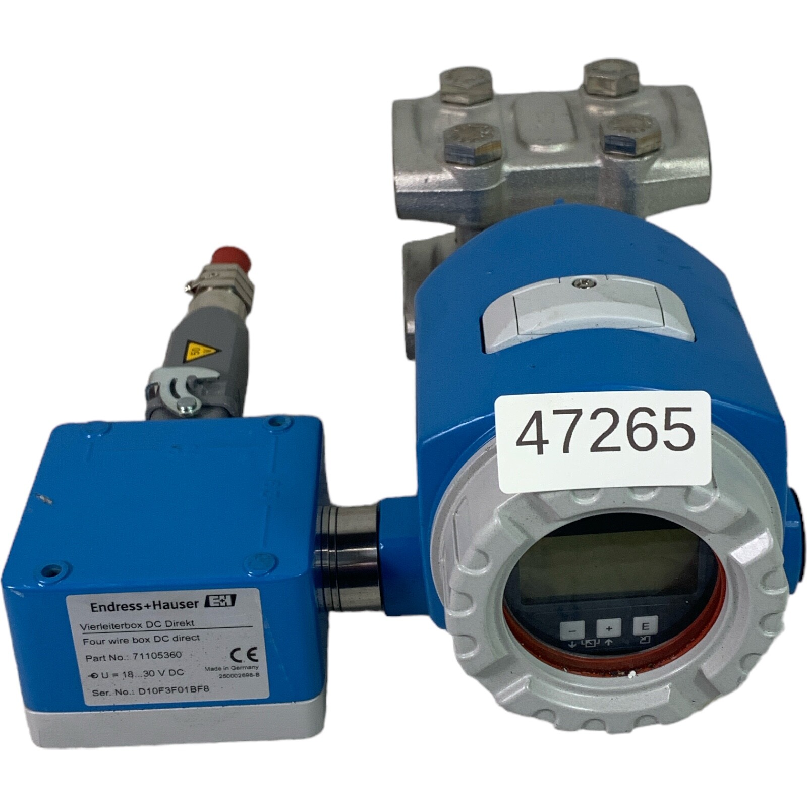 Endress+Hauser 71105360 Pressure Gauge + Four-Wire Box PMD75-AAY8F11D1B9
