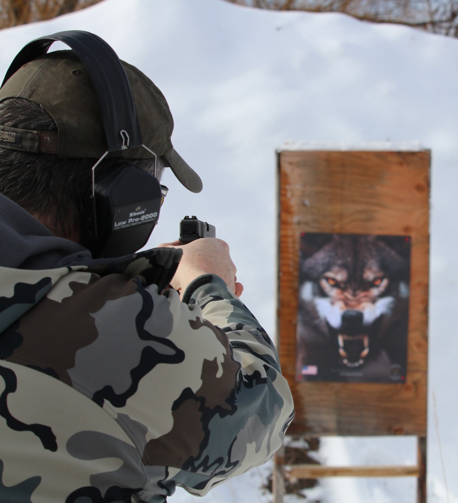 Paper Targets for Handgun Practice High Quality Wolf Target, shooting practice