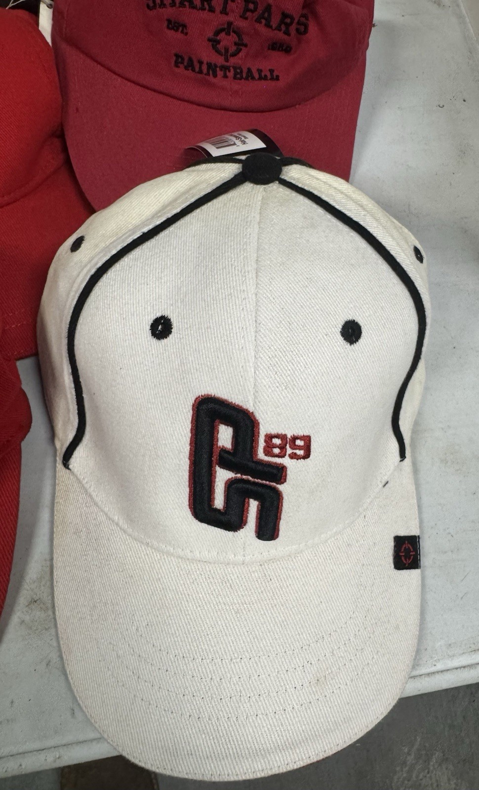 Old School Paintball Hat Lot