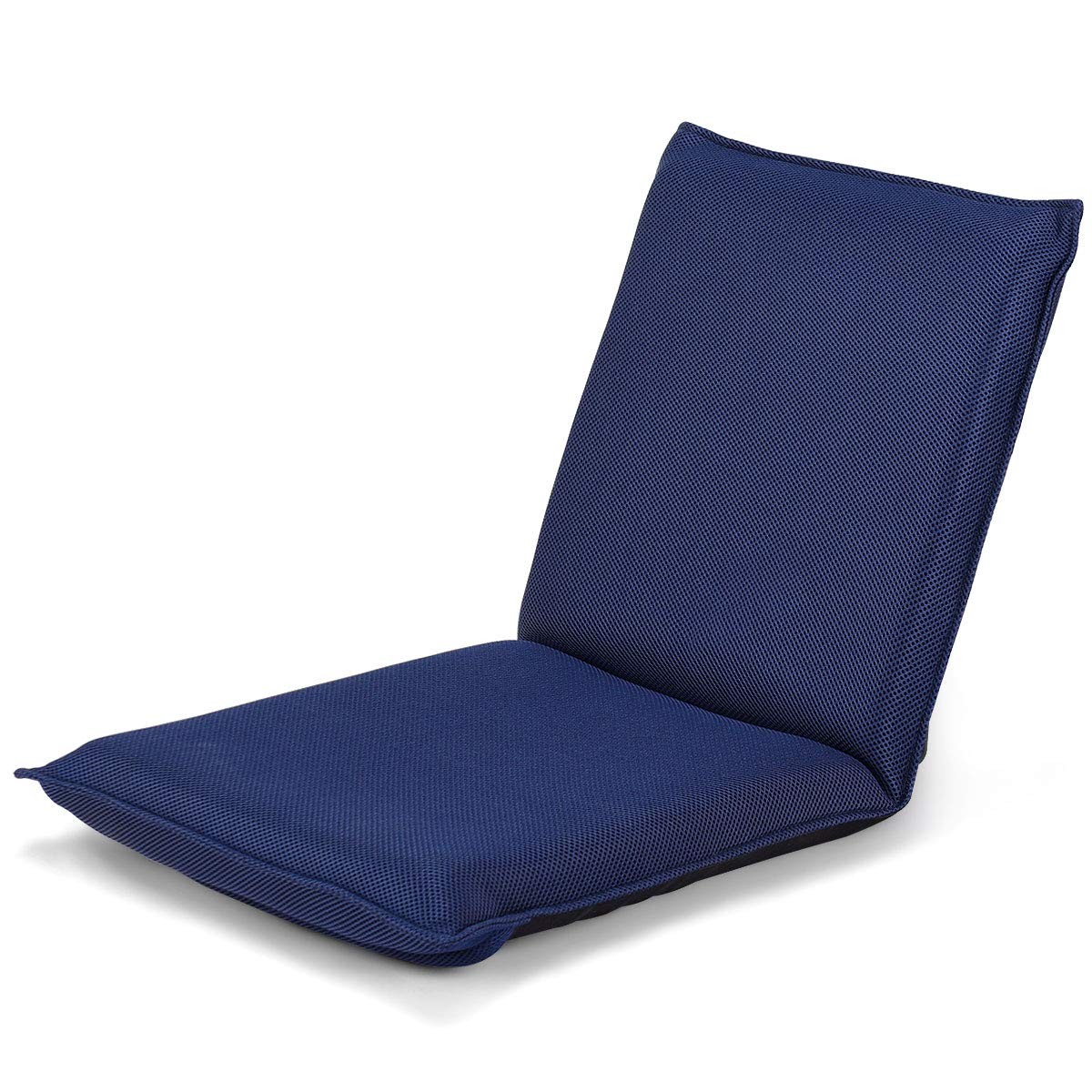 Giantex Adjustable Mesh Floor Sofa Chair, 6-Position Multiangle Padded Floor Cha
