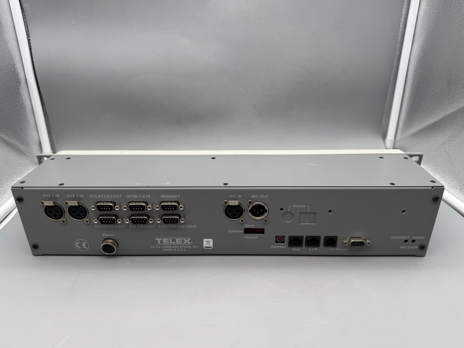 RTS KP-832-20 Digital Keypanel Intercom Console Telex Rack-Missing 2 switches