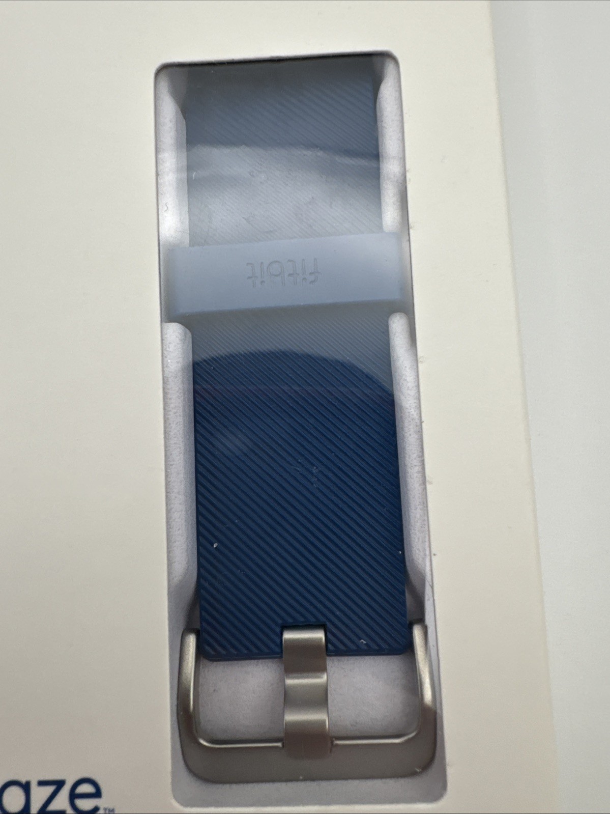 Fitbit Blaze Classic Accessory Watch Band Size Large Blue NIB
