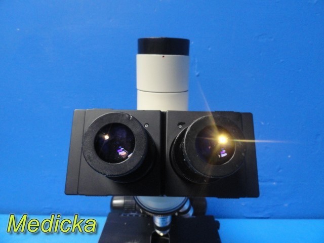 Olympus BH-2 Lab Microscope w/ Trinocular Head, 3 Objectives, Stage ~ 39208