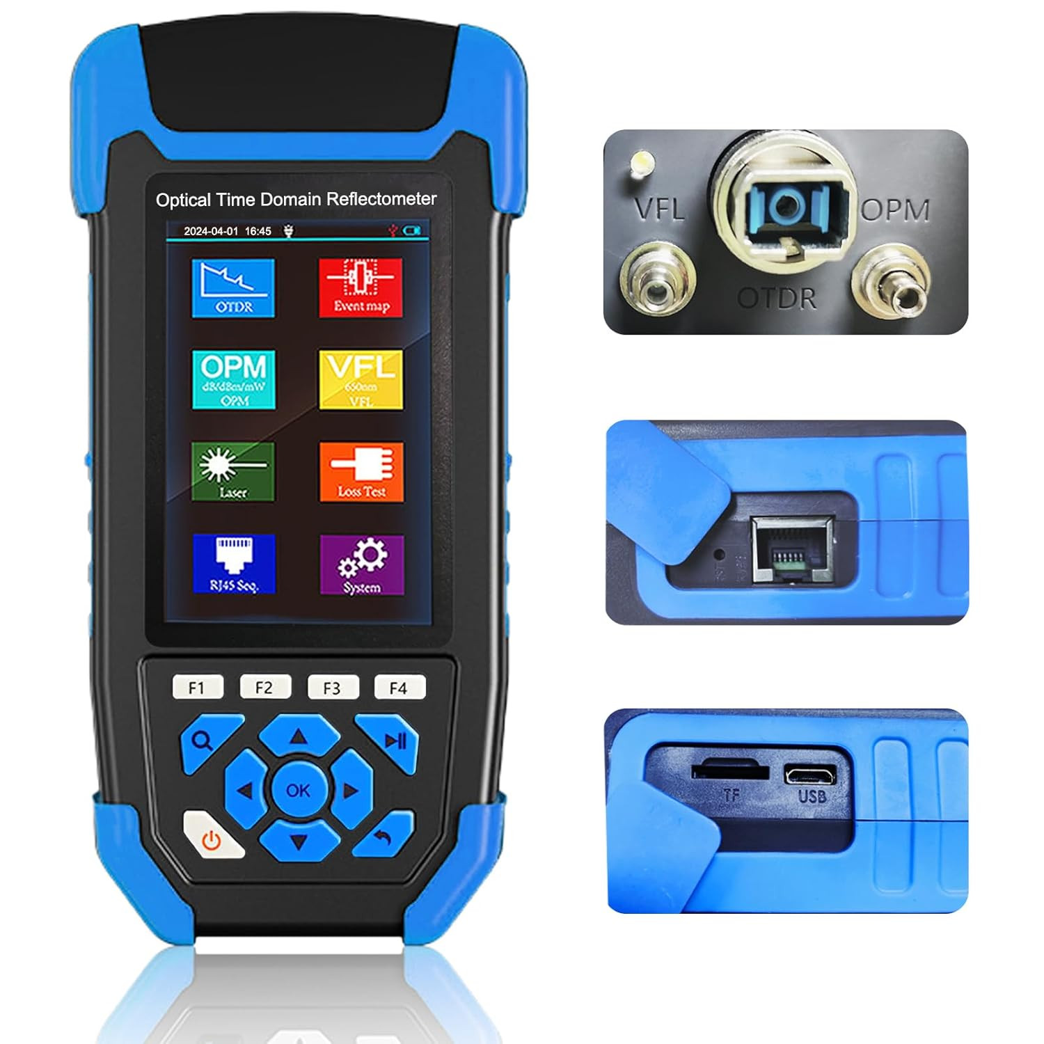 OTDR Optical Fiber Tester Mini-Pro SM 1310/1550Nm with Event Map.Multi-Function