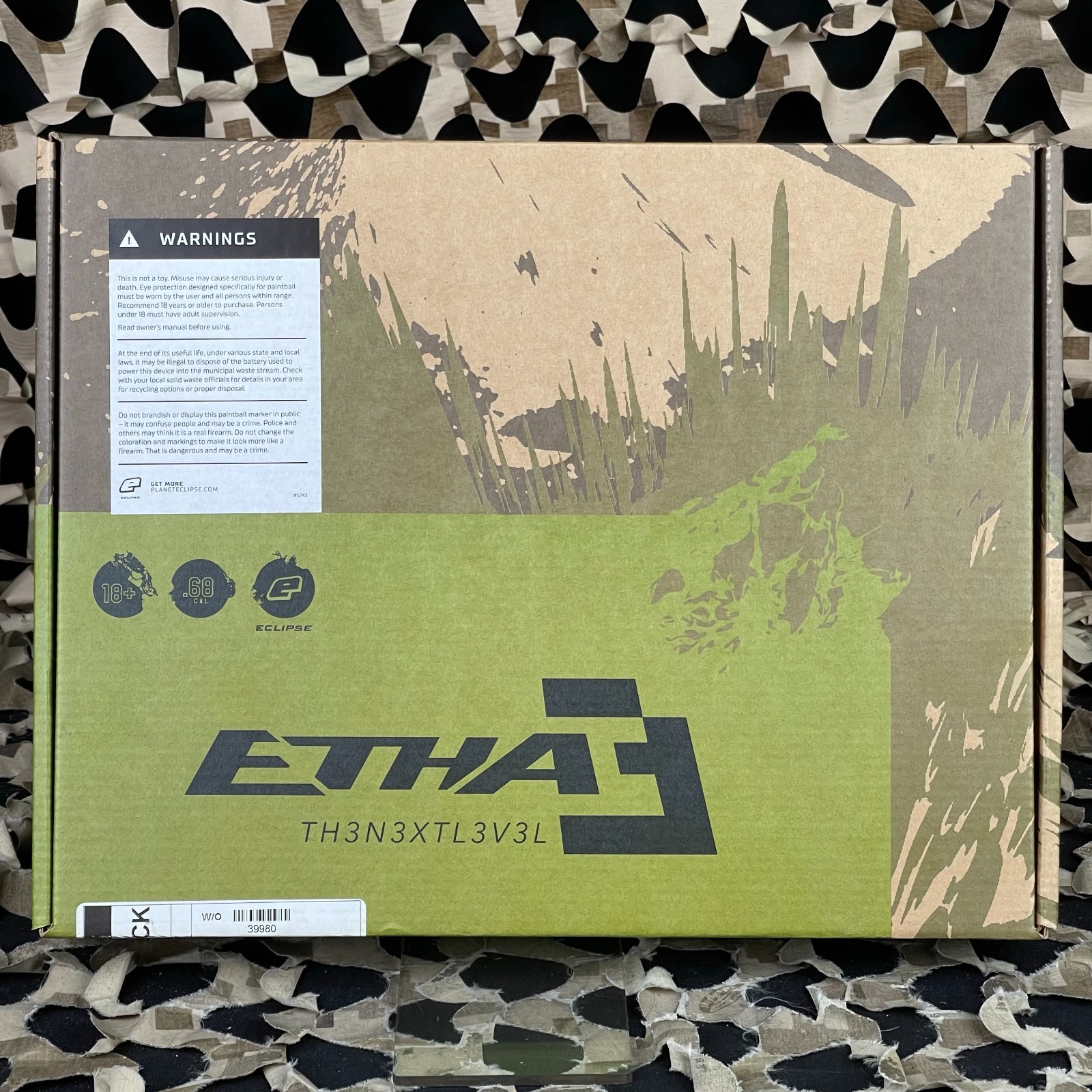 NEW Planet Eclipse Etha 3 Mechanical Paintball Gun - Earth/Black