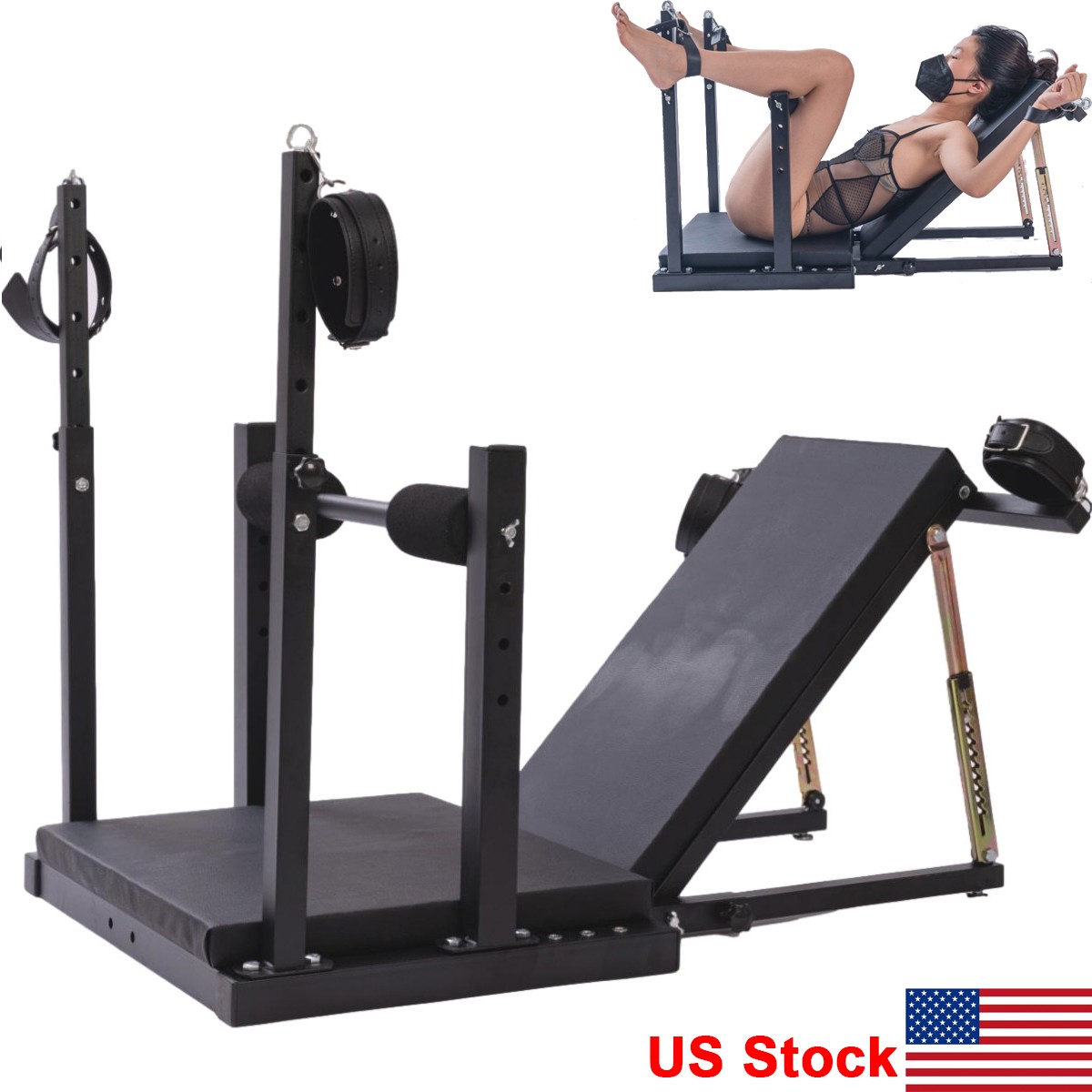 Adult for Couple Sex Bed Leg Sex Chair with Machine Furniture Handcuff BDSM