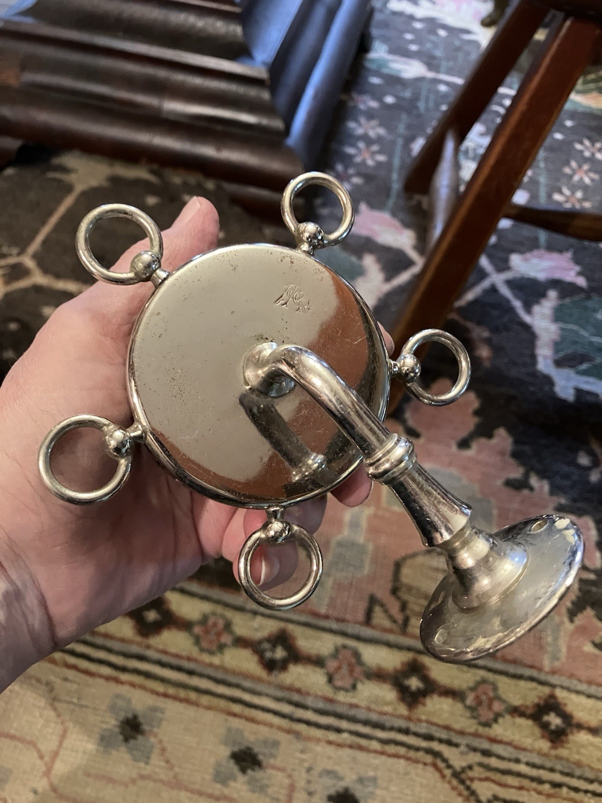 Antique Toothbrush & Cup Holder  Wall-Mounted Bathroom Fixture Deco