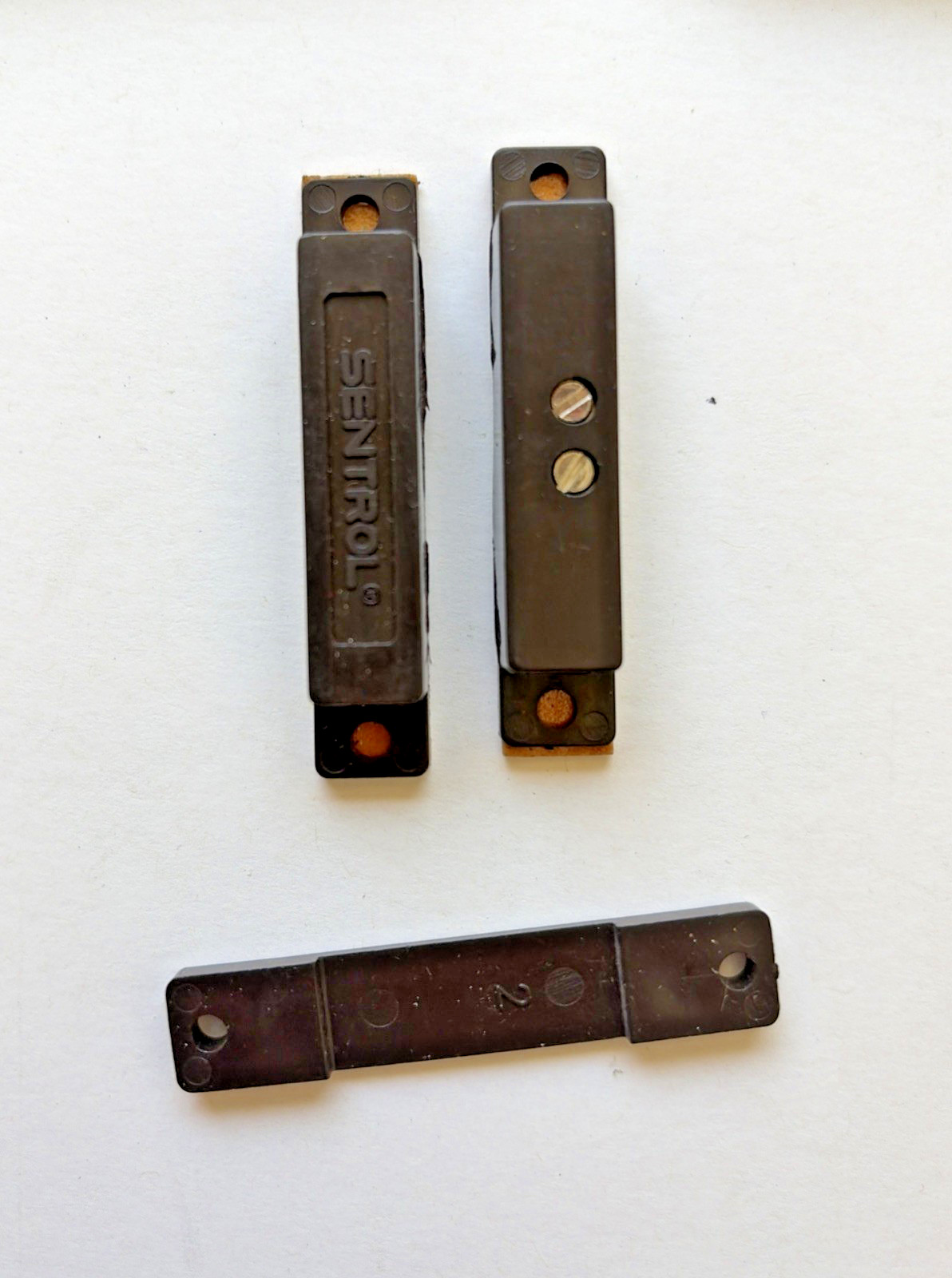 Magnetic Door Contact Sensor Window Alarm Surface Mounted 7 Sets Brown Terminals