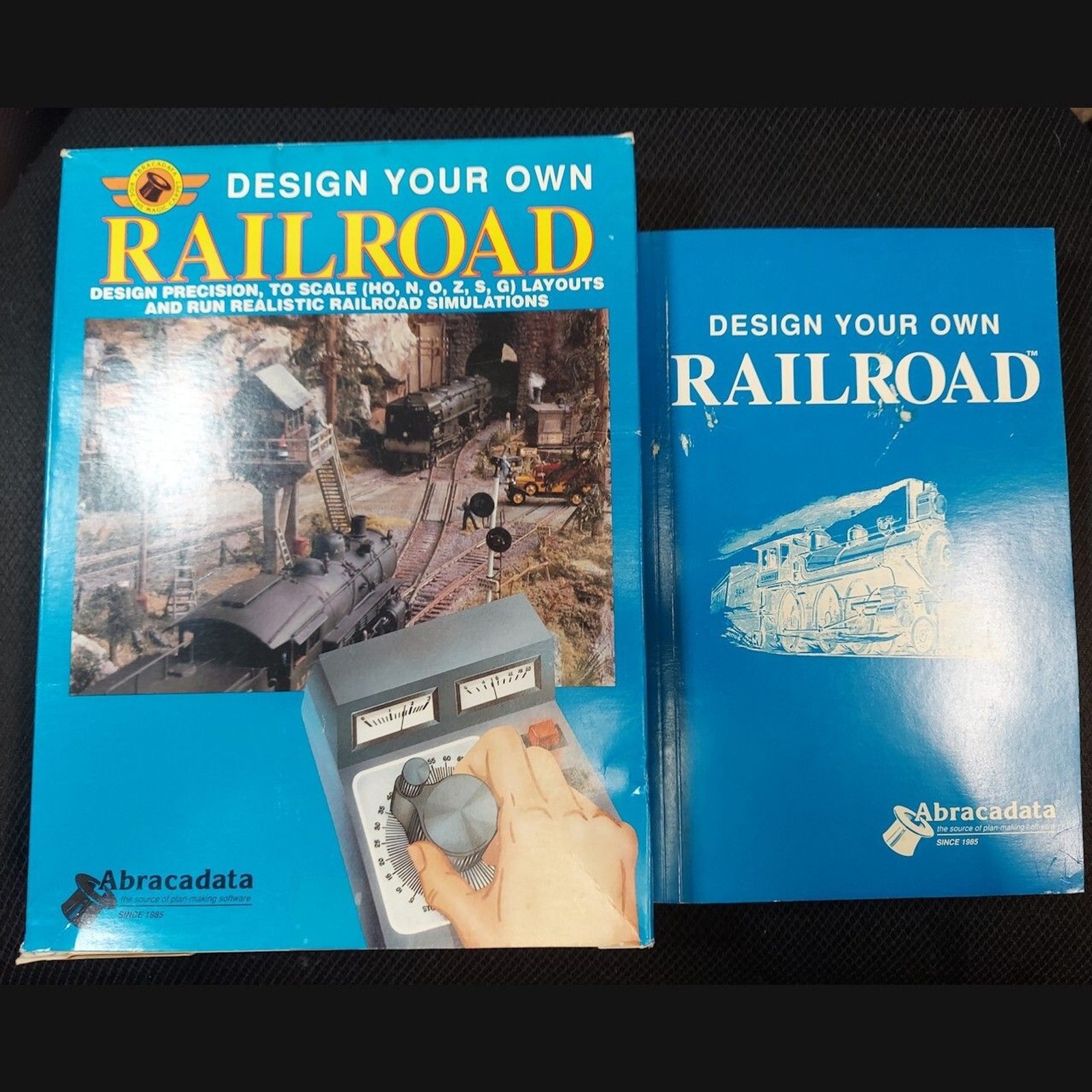 Design Your Own Railroad Train Legacy PC DOS Software